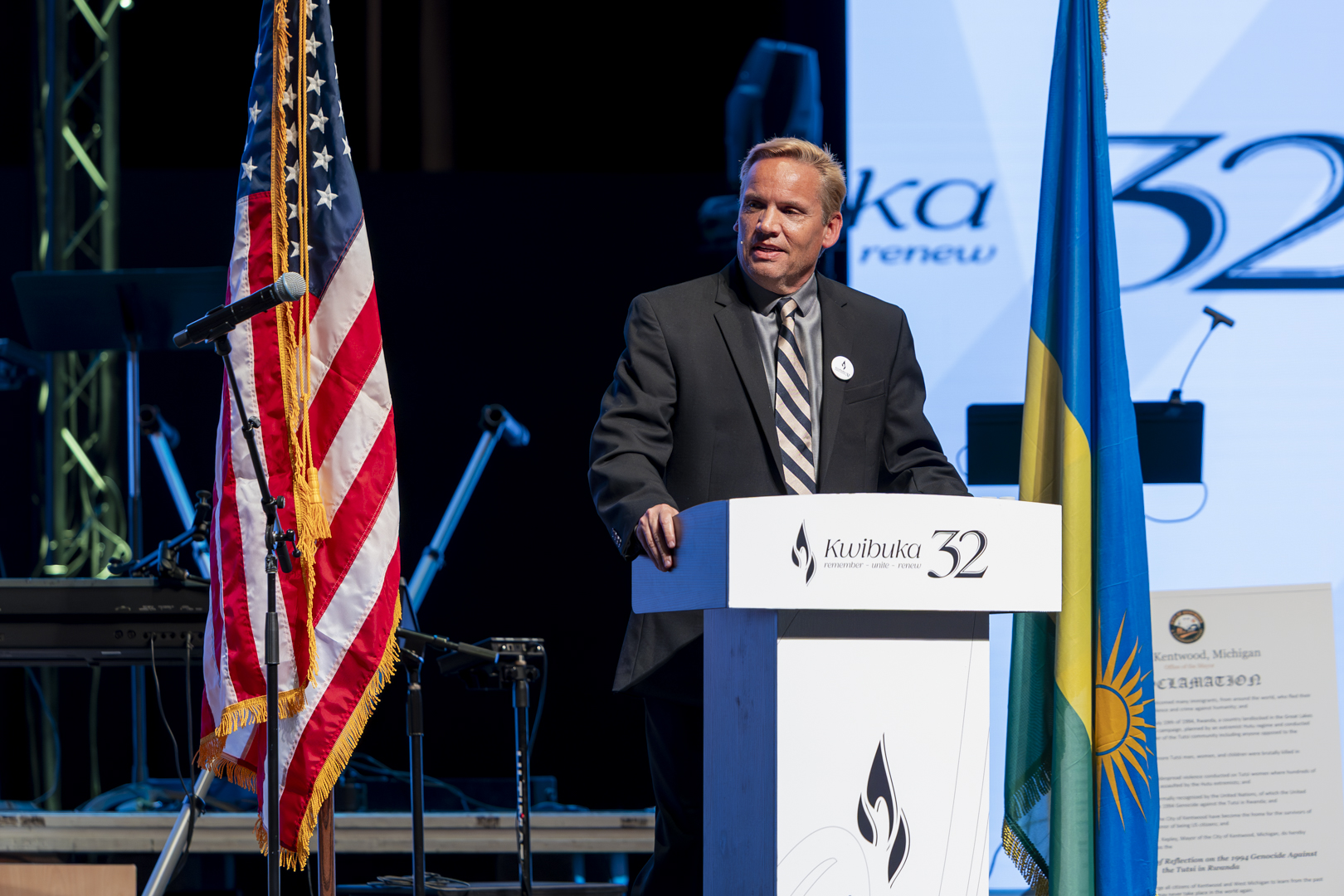 Kwibuka 32 National Commemoration gathering in Michigan.